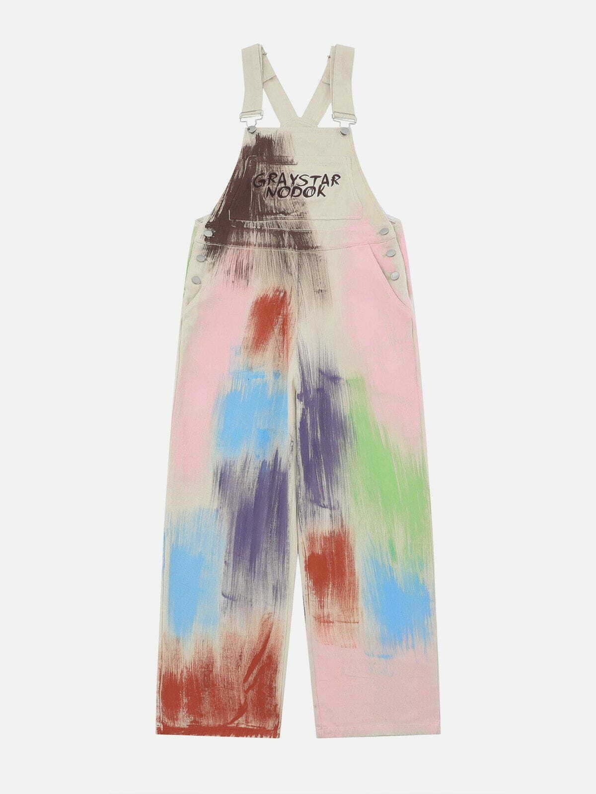 colorful graffiti overalls [revolutionary] streetwear 4583